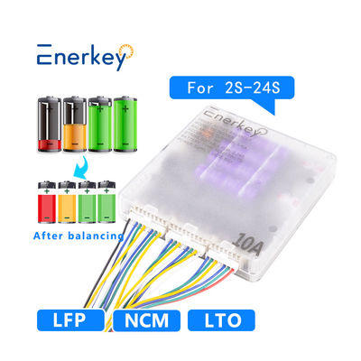 購入 Enerkey バッテリーアクティブ バランサー 10a 2s から 24s リチウムスマートエクアライザー 10a E-bike オンライン製造