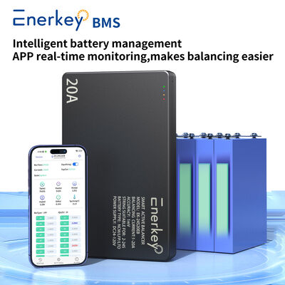 購入 Enerkey Smart Bluetooth BMS Active Balance 20A Battery Management System For 12V 24V 48V Li-ion LiFePO4 LTO Batteries オンライン製造