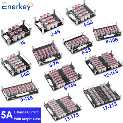Enerkey 5A 3S 4S 5S 6S 7S 8S 9S 10S 12S 14S 16S 17S 21S リチウムアクティブバランサー アクリルプレート リチウムイオン/Lto/Lifepo4 バッテリーバランサー スクーター用