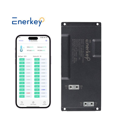 スマートBMSアクティブバランスファクトリー 200A 250A 300A BMS、1A-8AアクティブイコライザーおよびCAN/RS485搭載、大型車両用バッテリーパック向け